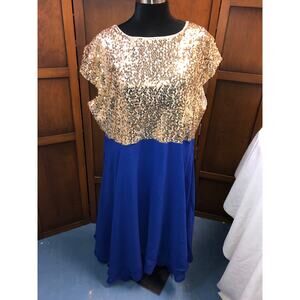 womans rose gal dress